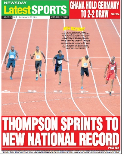 &lsquo;Torpedo&rsquo; Thompson sets new national record