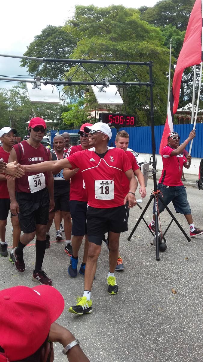 TTOC president &lsquo;Walking the Talk&rsquo; in support of athletes